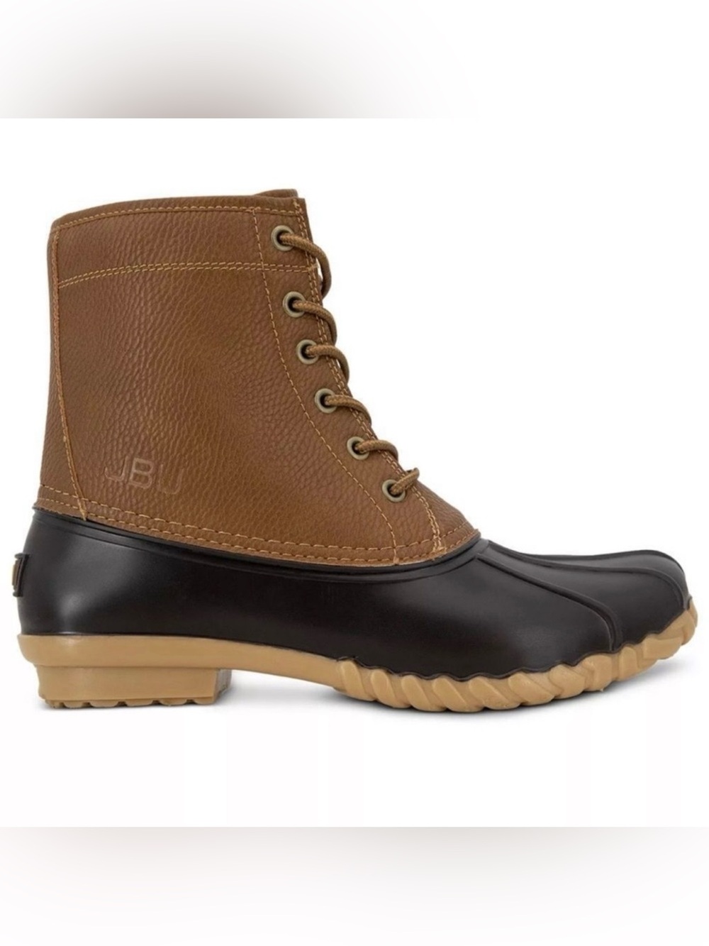 JBU Men’s Maine Waterproof Fall Duck Boot Tan NEW NIB